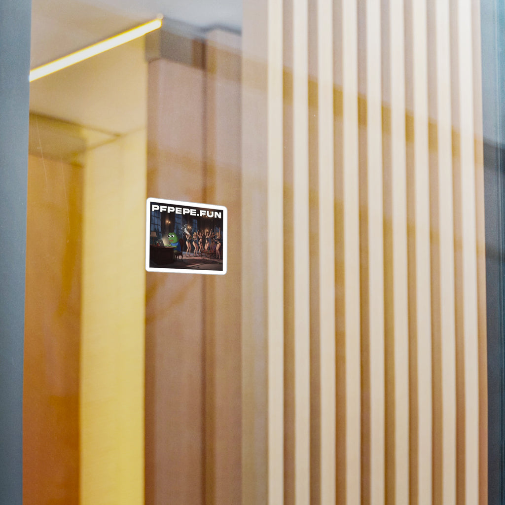 PFP Vinyl Sticker — PFP "No Distractions"