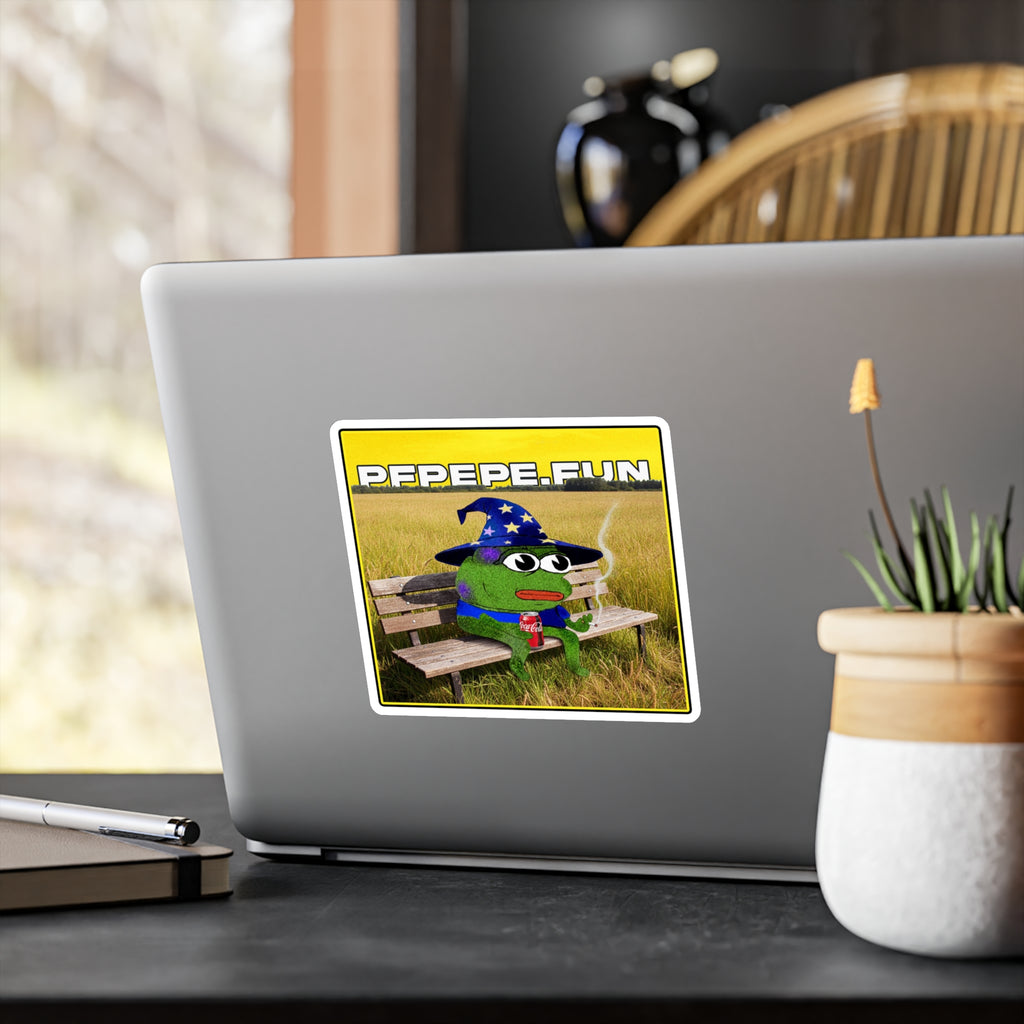 PFP Vinyl Sticker — PFP Wizard Smokin a Ciggy