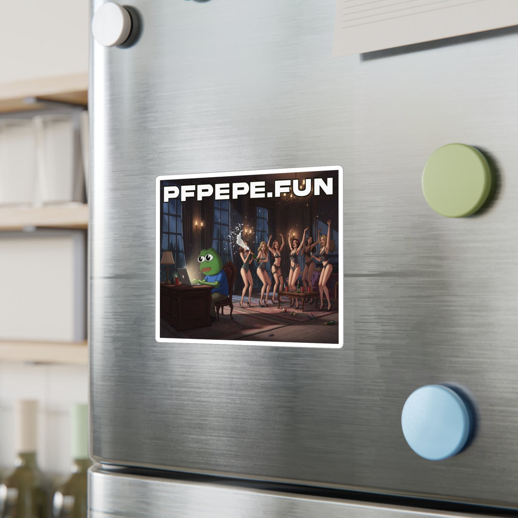 PFP Vinyl Sticker — PFP "No Distractions"