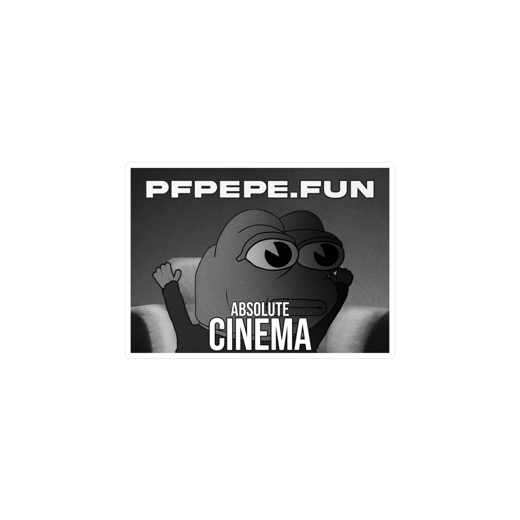 PFP Vinyl Sticker — PFP Absolute Cinema