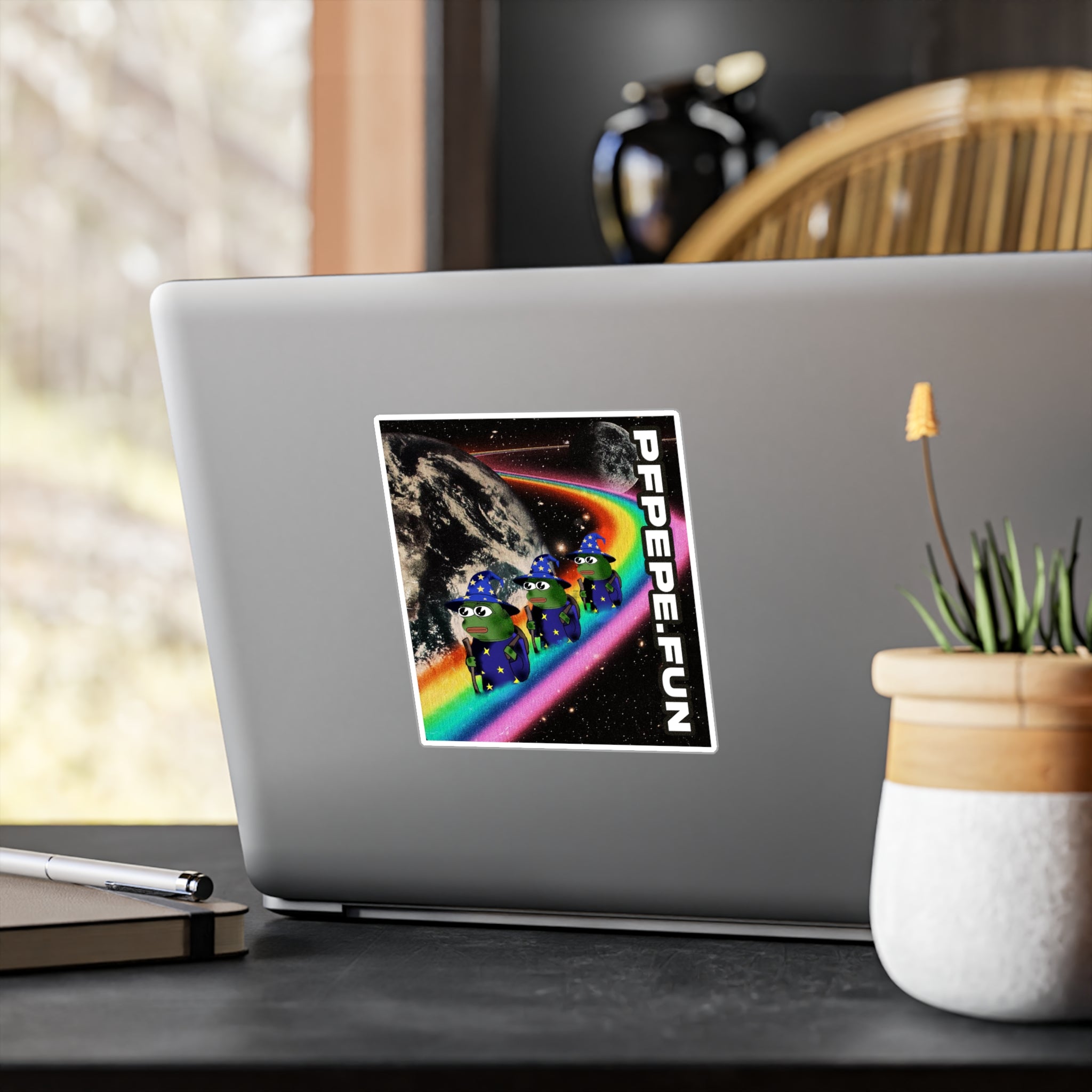 PFP Vinyl Sticker — PFP Wizard Gang in Space