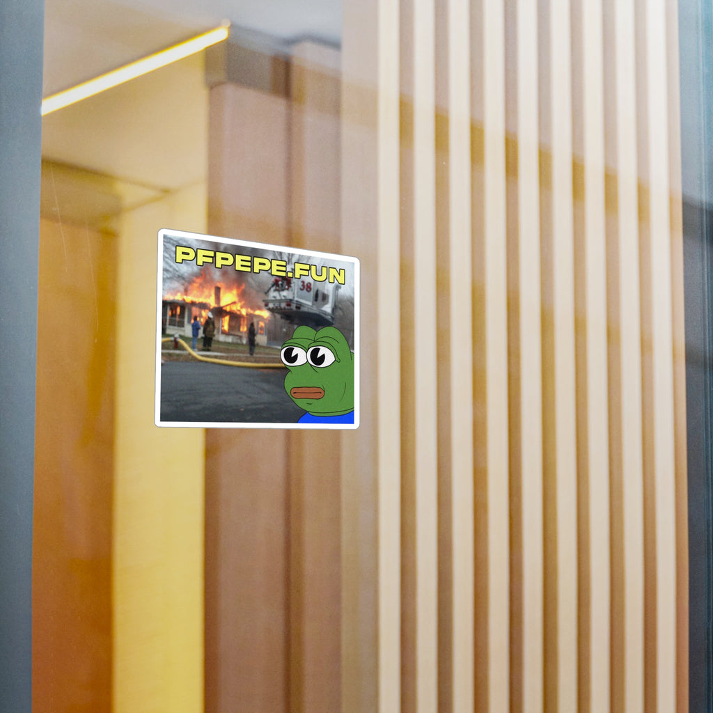 PFP Vinyl Sticker — PFP Unfazed