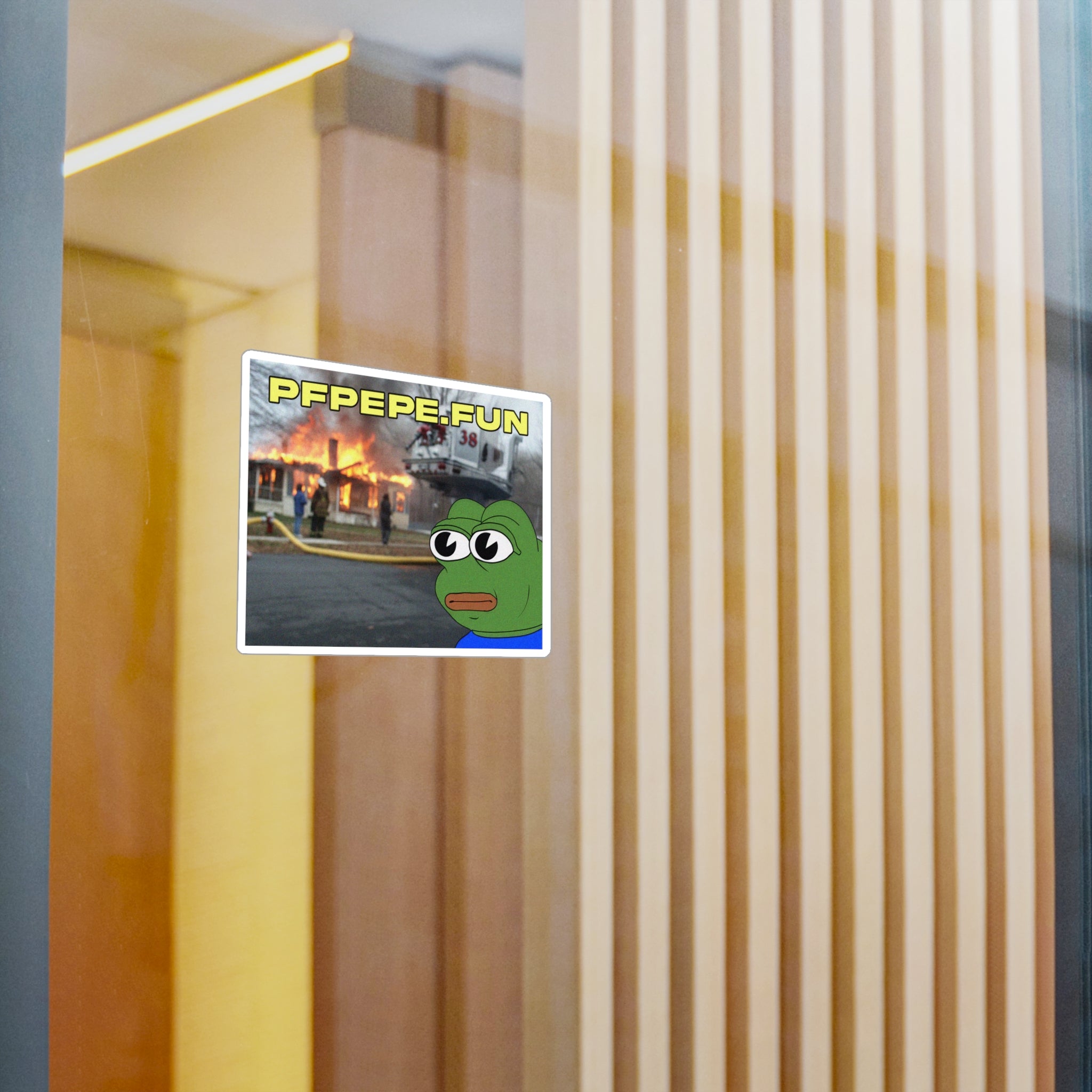 PFP Vinyl Sticker — PFP Unfazed