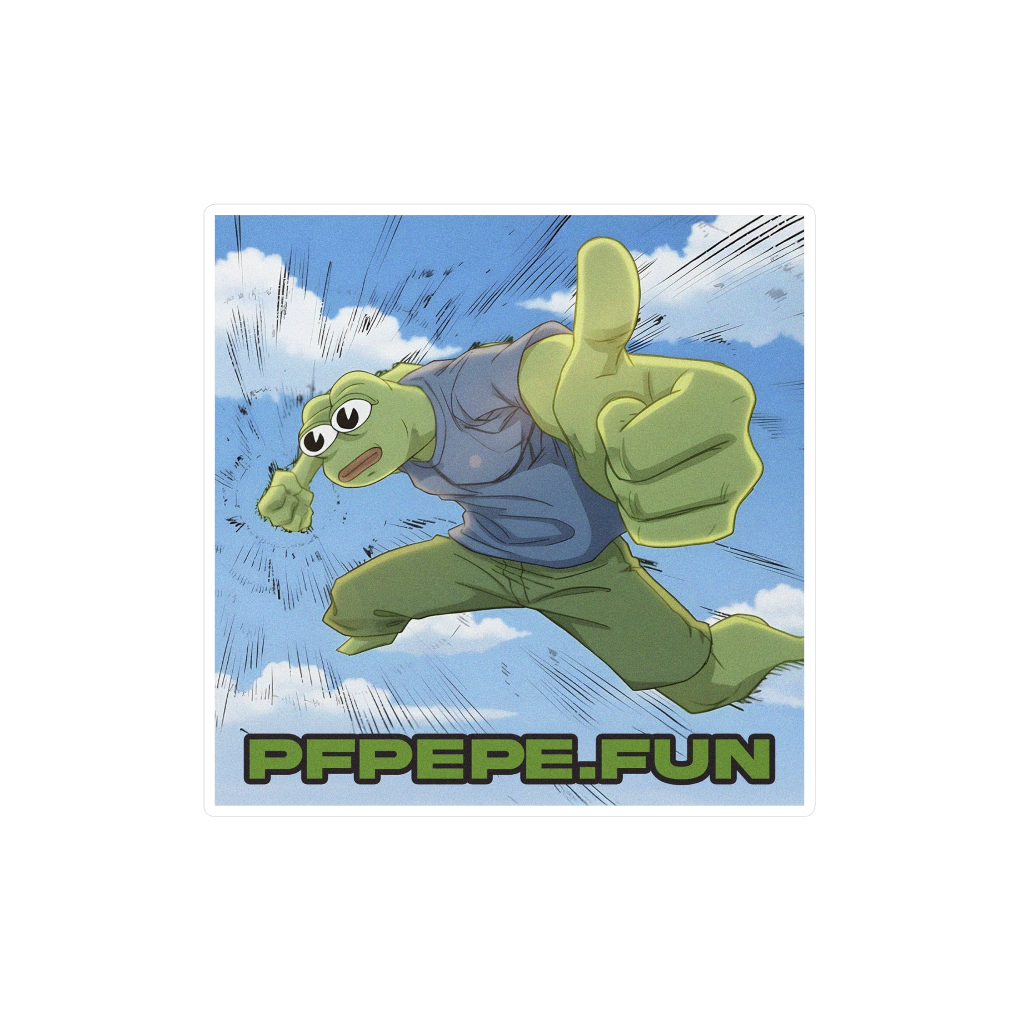 PFP Vinyl Sticker — PFP Punch