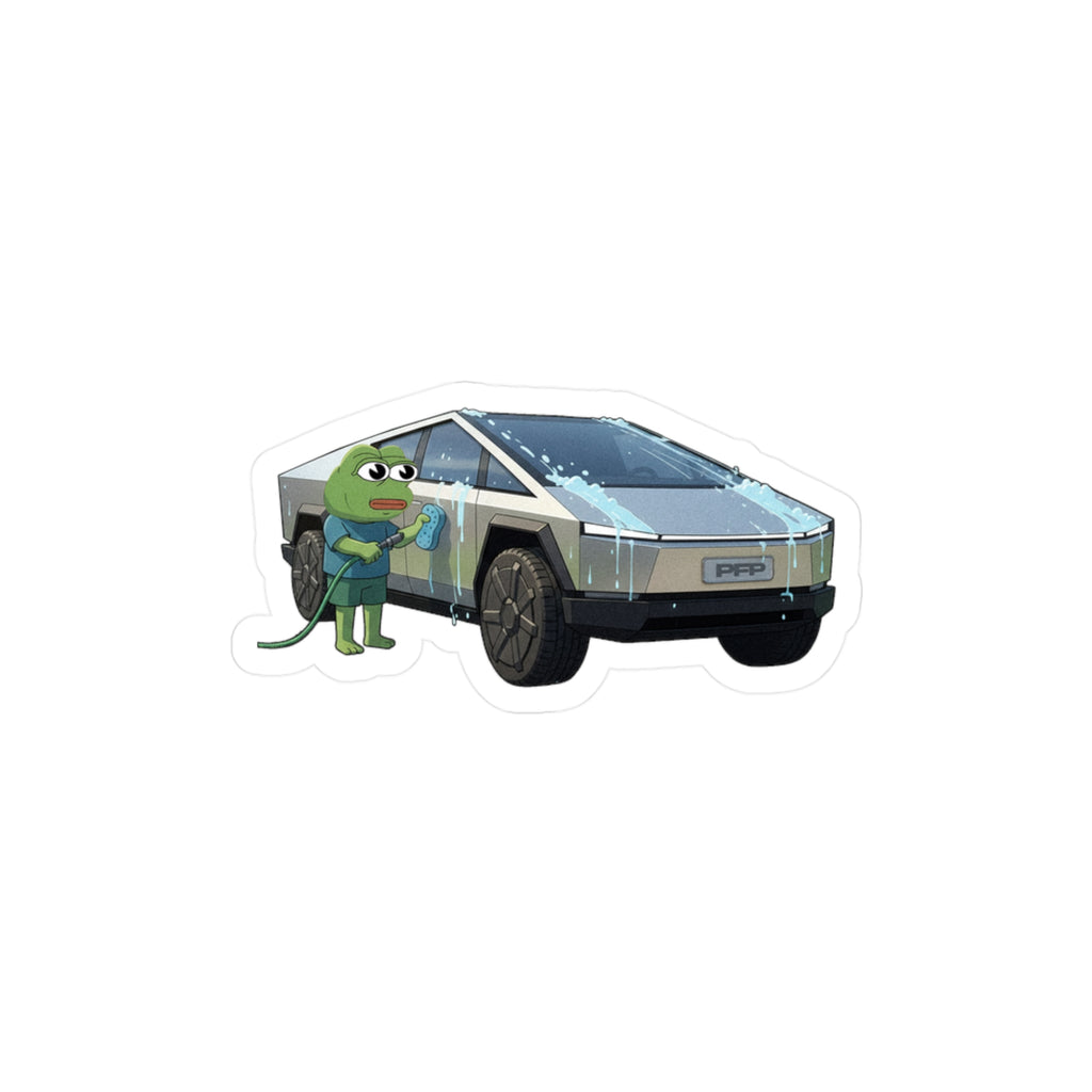 PFP Vinyl Sticker — PFP Car Wash