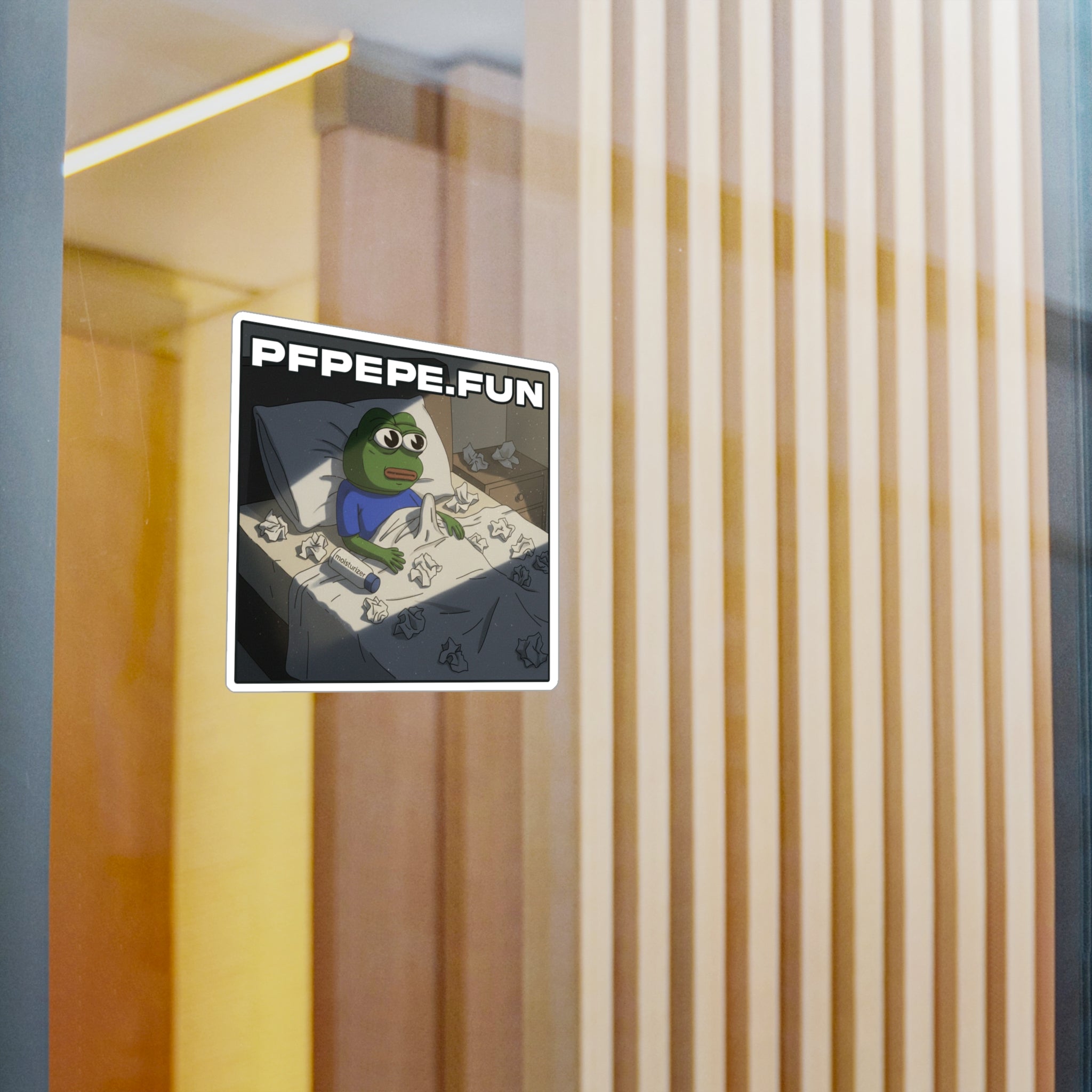 PFP Vinyl Sticker — PFP Busy Night