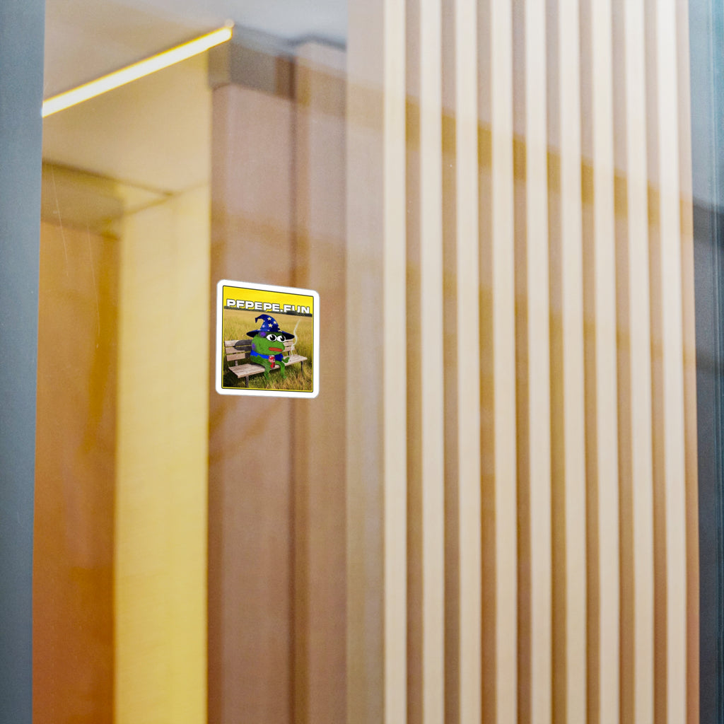 PFP Vinyl Sticker — PFP Wizard Smokin a Ciggy