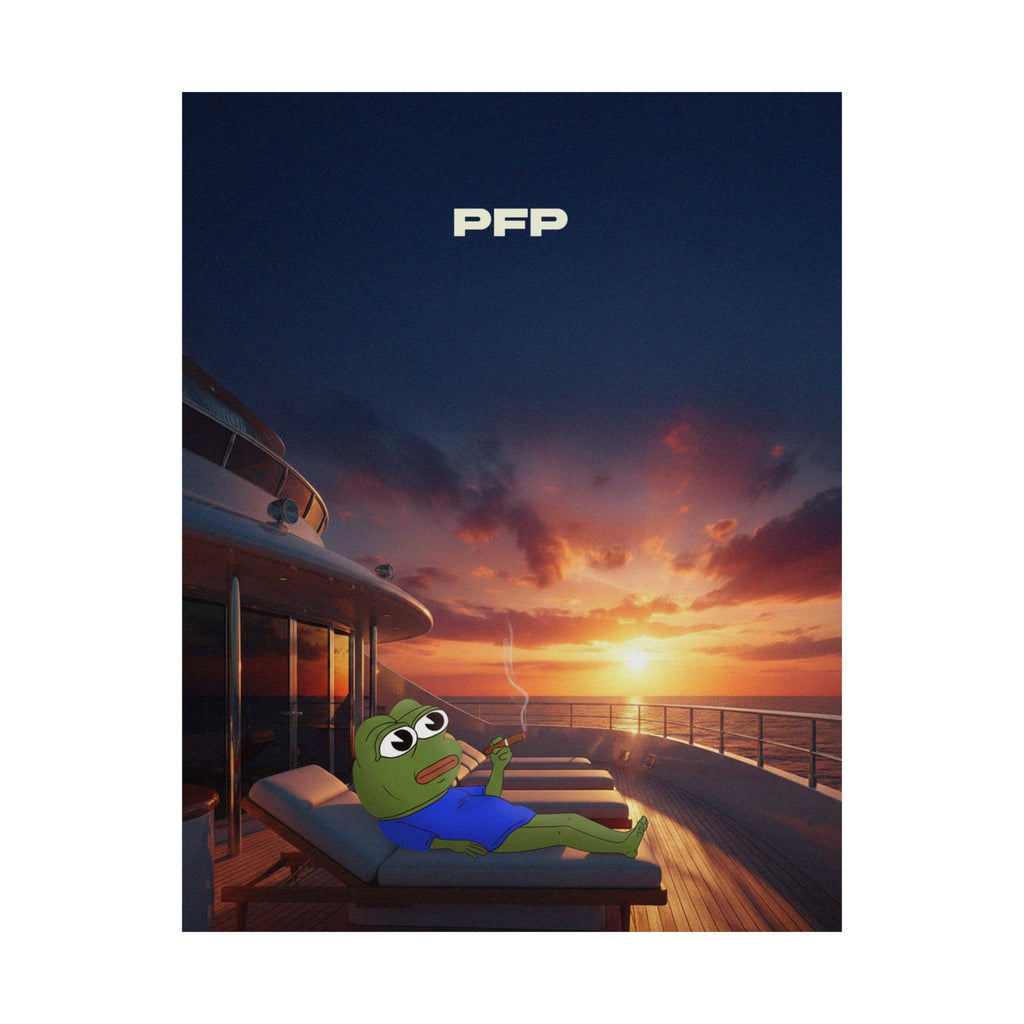 PFP Poster | PFP Yacht and Cigar