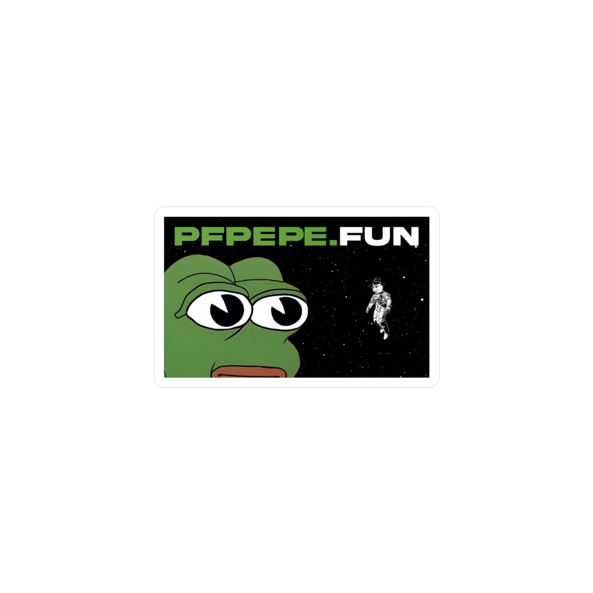 PFP Vinyl Sticker — Space