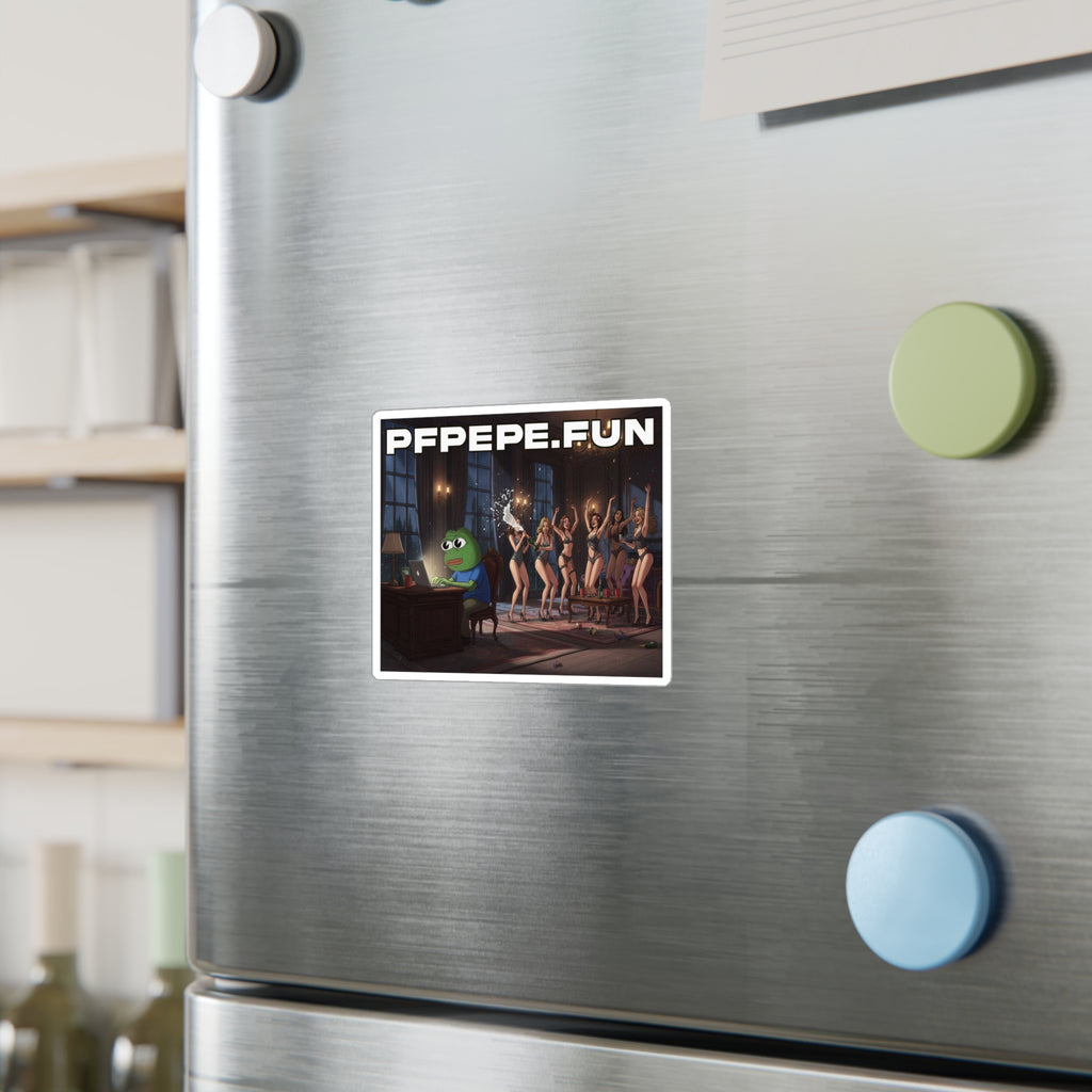 PFP Vinyl Sticker — PFP "No Distractions"