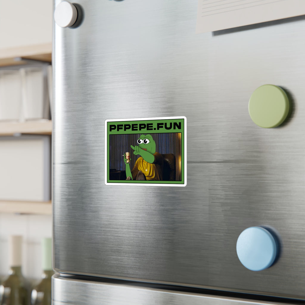PFP Vinyl Sticker — PFP Pointing