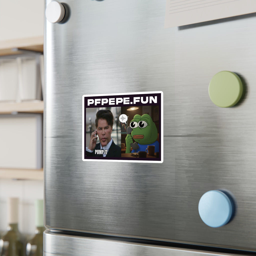 PFP Vinyl Sticker — PFP "He Sold?"