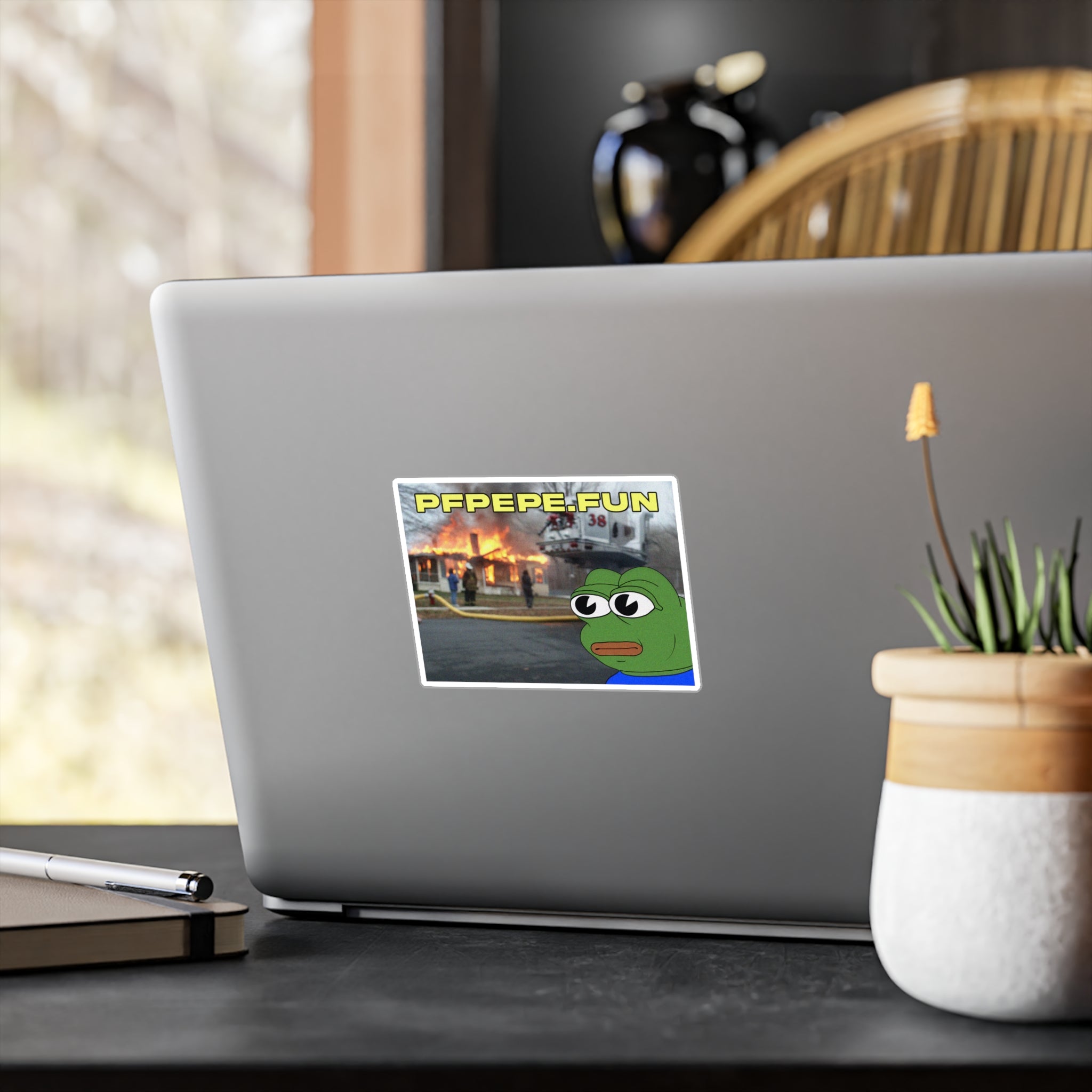 PFP Vinyl Sticker — PFP Unfazed
