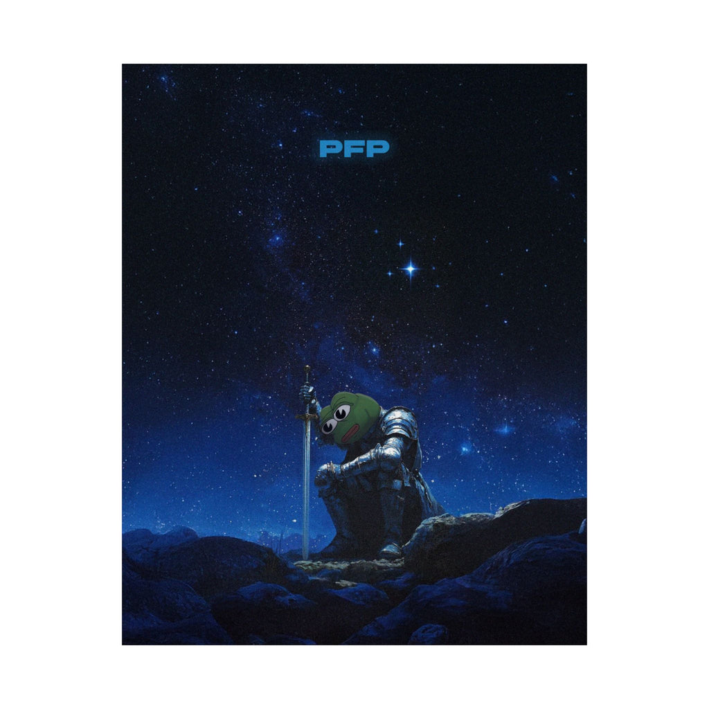PFP Poster | Blue PFP Knight
