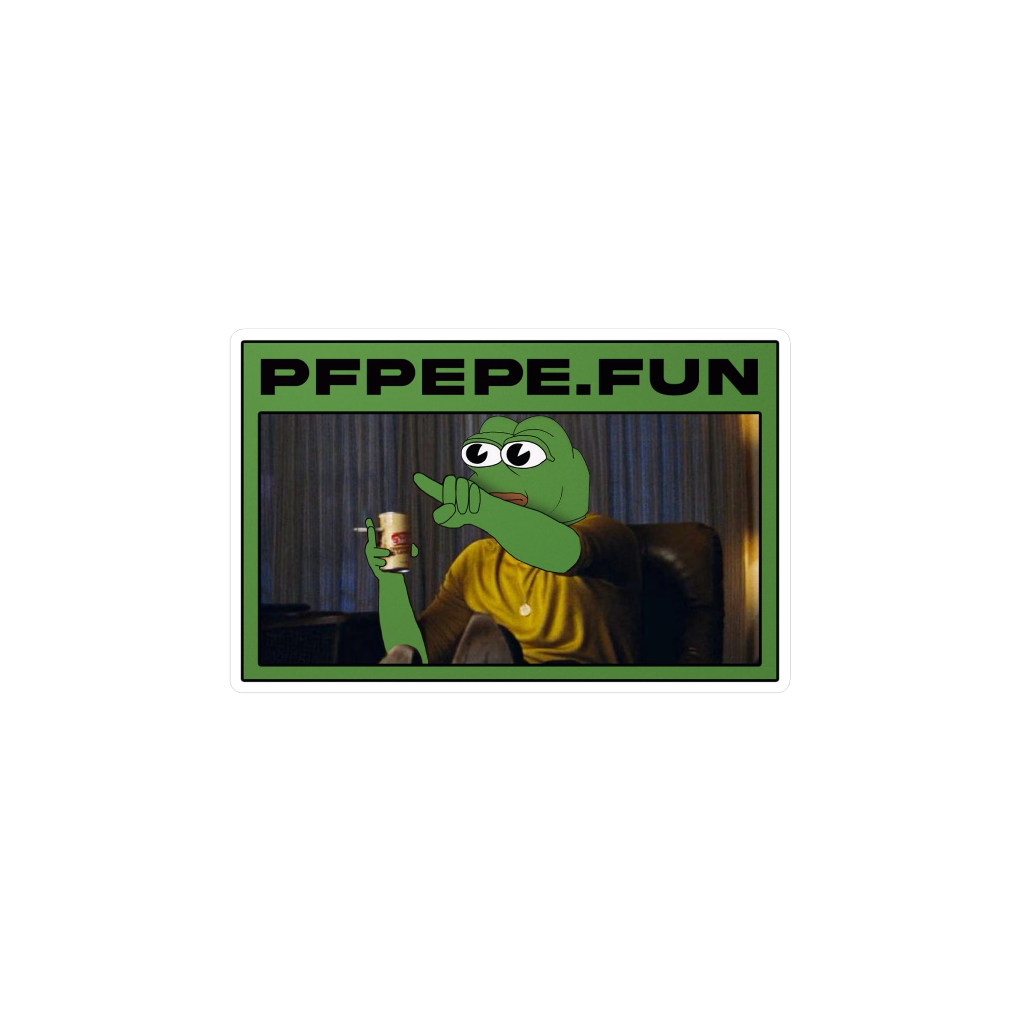 PFP Vinyl Sticker — PFP Pointing